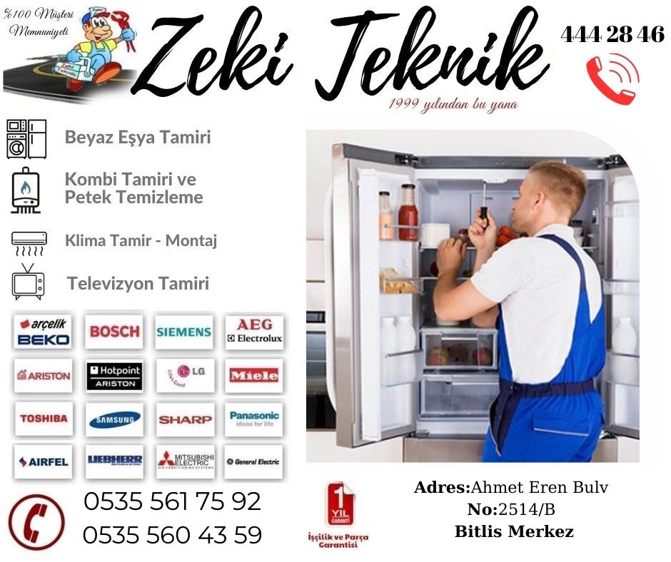 Bitlis Buzdolabı Servisi